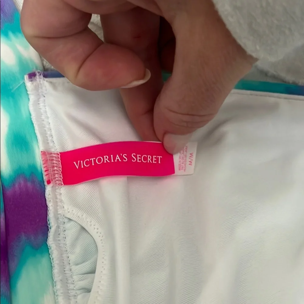 Victoria's Secret Teal and Purple Bikini Top - Picture 2 of 3